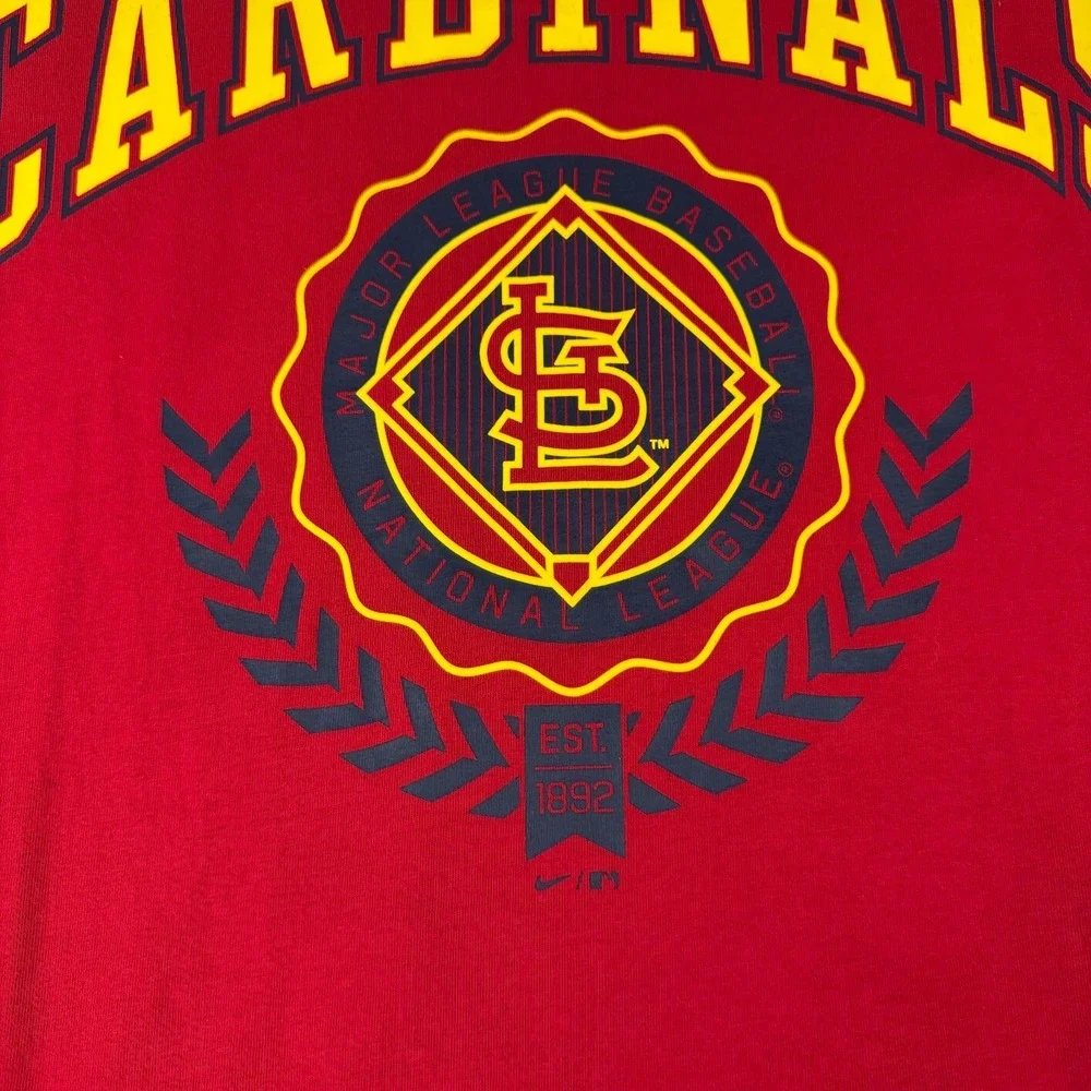 Nike St. Louis Cardinals MLB T-Shirt Tee Red Cotton Mens XL